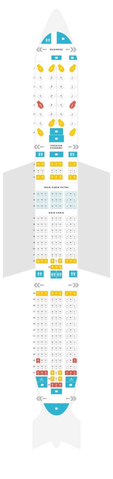 aa168 seat map